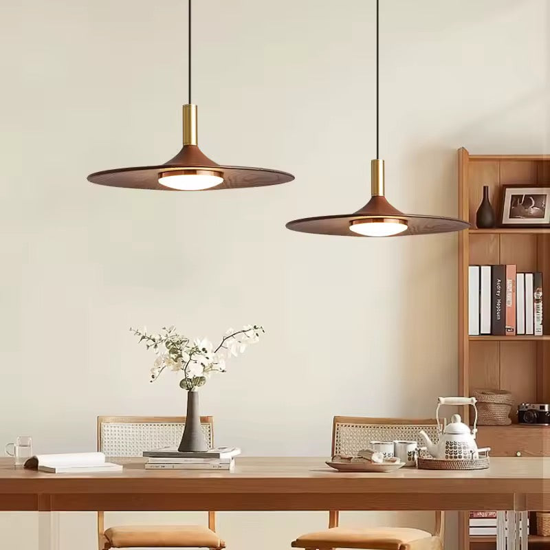 Suspension design bois & métal