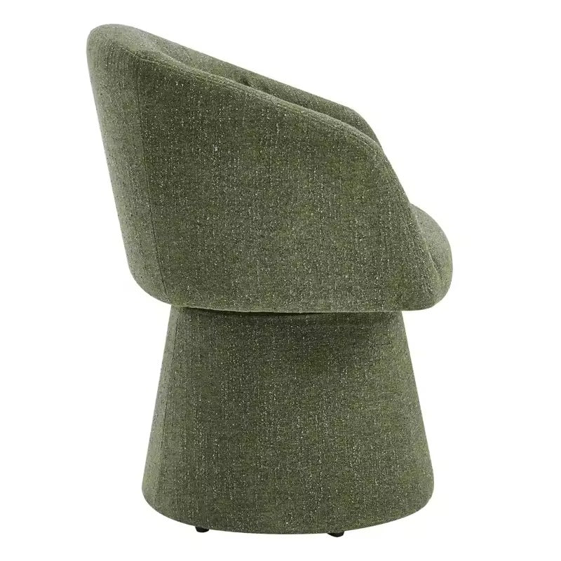 Chaise de salle à manger pivotante en tissu - Bohaé Paris
