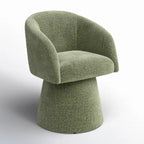 Chaise de salle à manger pivotante en tissu - Bohaé Paris