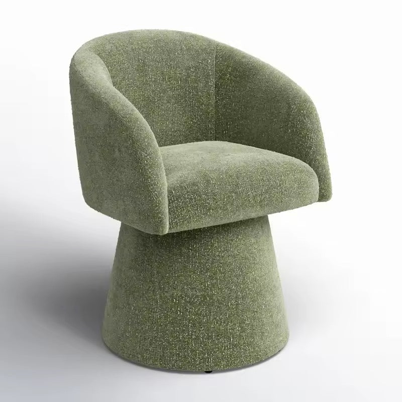 Chaise de salle à manger pivotante en tissu - Bohaé Paris