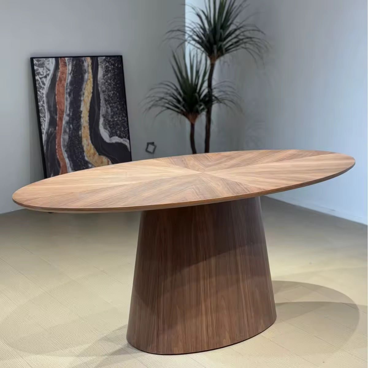 Table à manger ovale en bois - Bohaé Paris